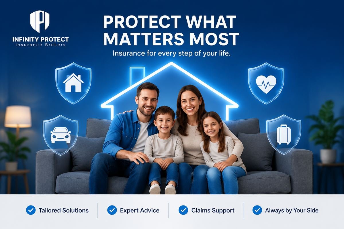 Drive Insurance Lebanon - Official Promo Image with Infinity Protect Logo Tailored